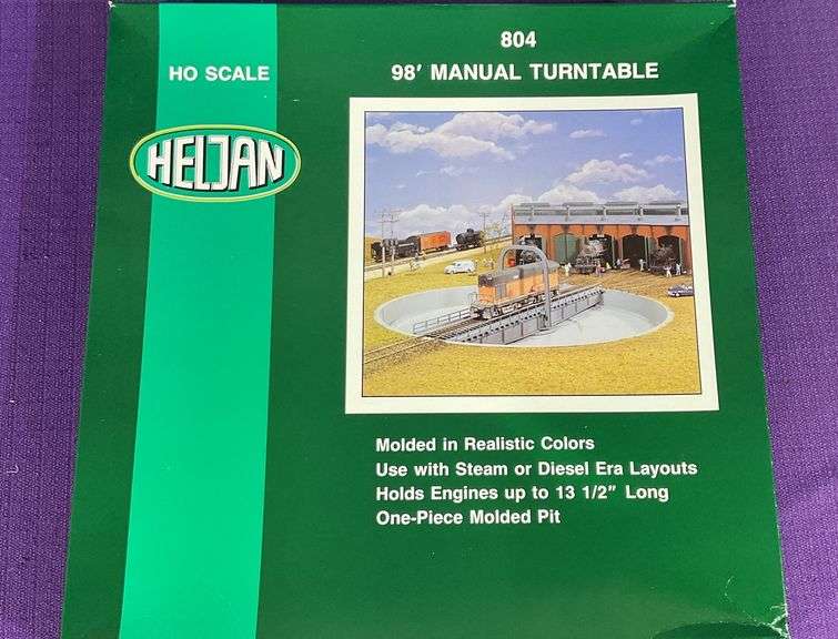 Heljan 804 HO Scale 98' Manual Turntable Kit