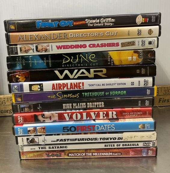 DVDs & 3 Blue Ray