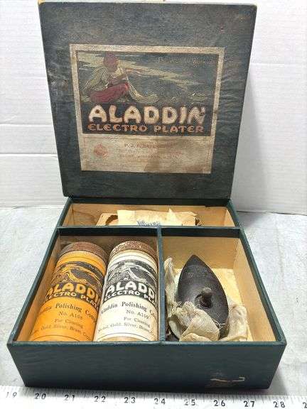 Antique Aladdin Electro Plater Electroplating Kit Manufactured by P. J. F. Batenburg