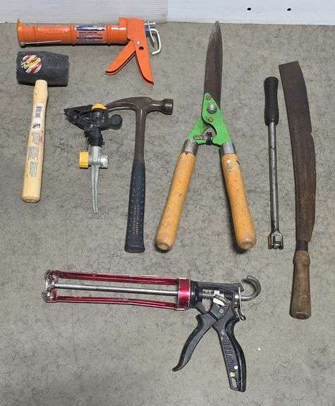 Levels, Hedge Trimmer, Hammer's, Air Hose and More