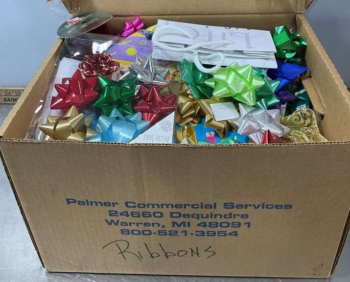 Box of Ribbons, Shirt Boxes, Gift Bags, Wrapping & Tissue Paper ...