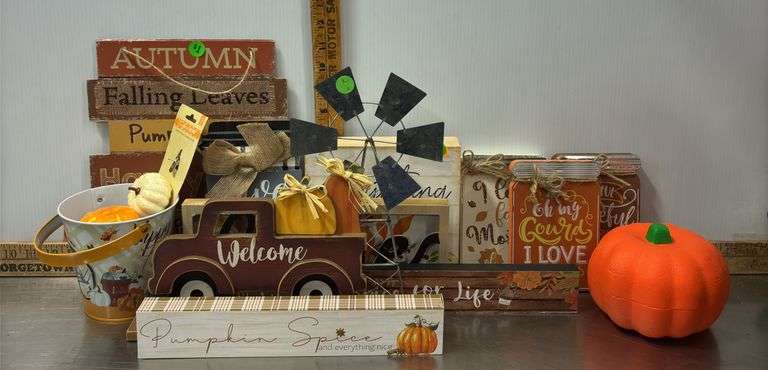 Tote of Fall Decor