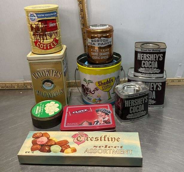 Vintage Tins & Chocolate Box