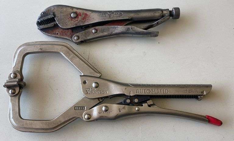 Vise Grip & CH Hanson Locking C-Clamp.