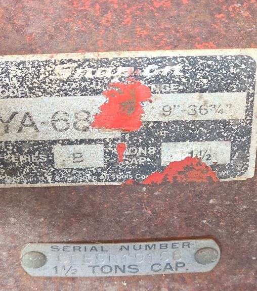 Snap-On Air Pressure Jack