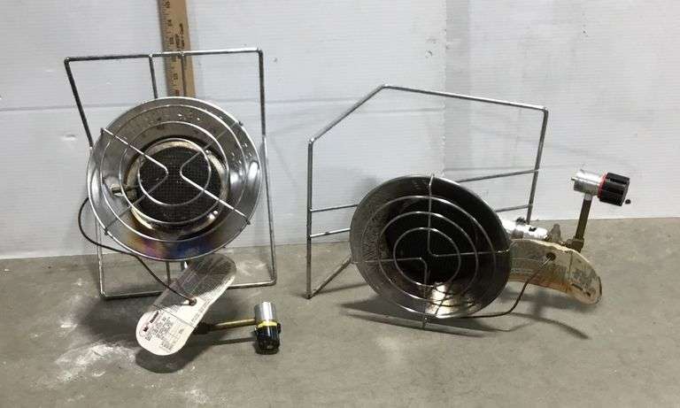 (2) Mr. Heater Sunflower Propane Radiant Heaters