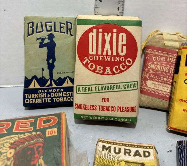 Collection of Red Man & Other Varieties of Tobacco Products