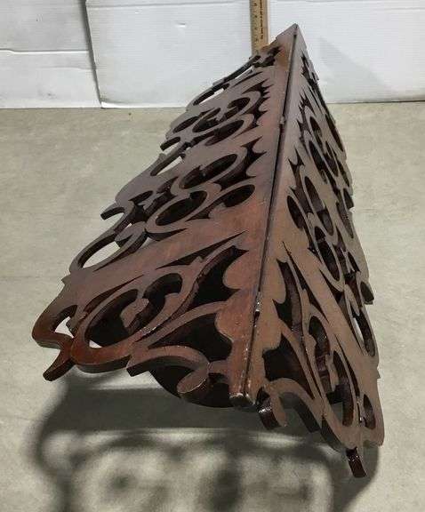 Antique Art Nouveau Corner Wall Shelf