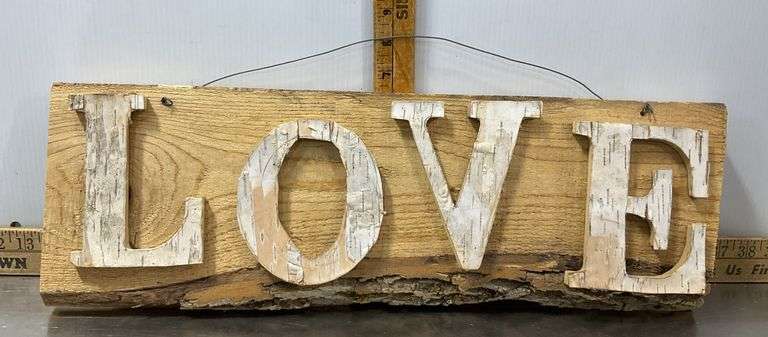 Rustic Wooden LOVE Sign