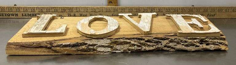 Rustic Wooden LOVE Sign