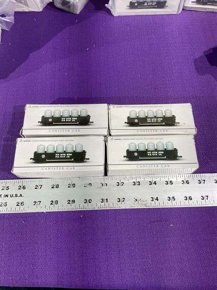 4 Pc. Southern Pacific Canister Cars
