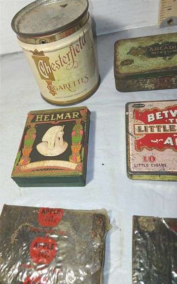 Vintage Tobacco, Tobacco Tins and Cigarette Roller