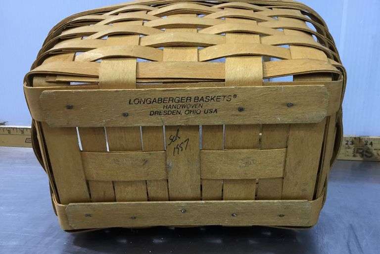 Longaberger Basket With Insert