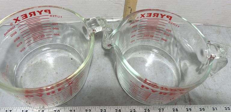 Pyrex Four Cup Glass Measuring Cups