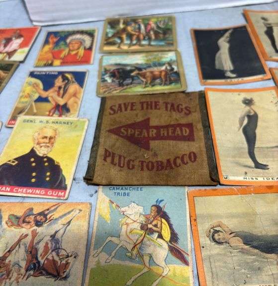 General W.S. Harney Indian Gum Cards, Turkish Trophies Cigarettes Cards & Other Advertising Ephemera