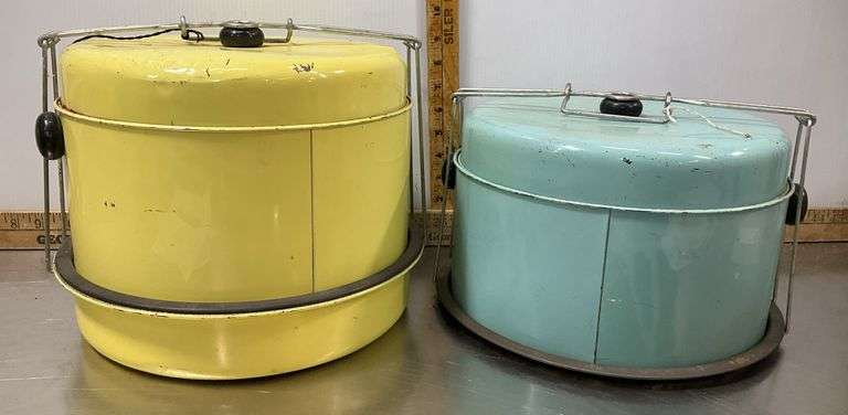1950’s Metal Cake Carriers