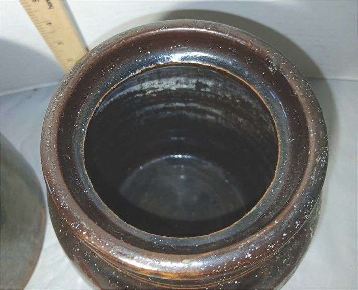 Two Stoneware Crocks