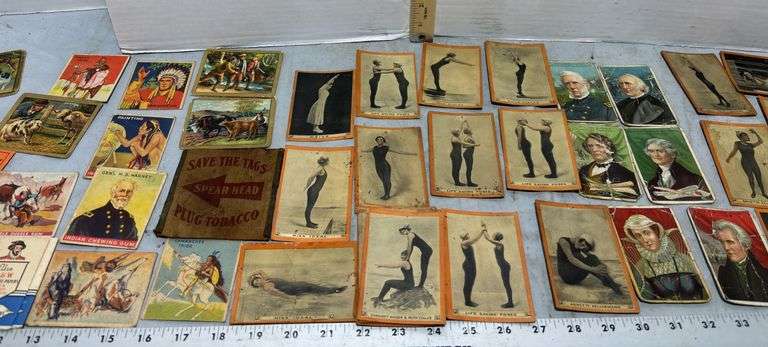 General W.S. Harney Indian Gum Cards, Turkish Trophies Cigarettes Cards & Other Advertising Ephemera
