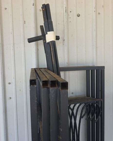 Wrought Iron Backyard Gazebo with New Cover
