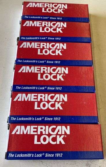 American Lock-Series 1100 New-Box of 6