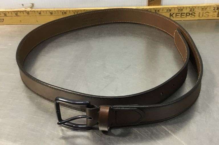 2 Men’s Leather Belts (one size 44)