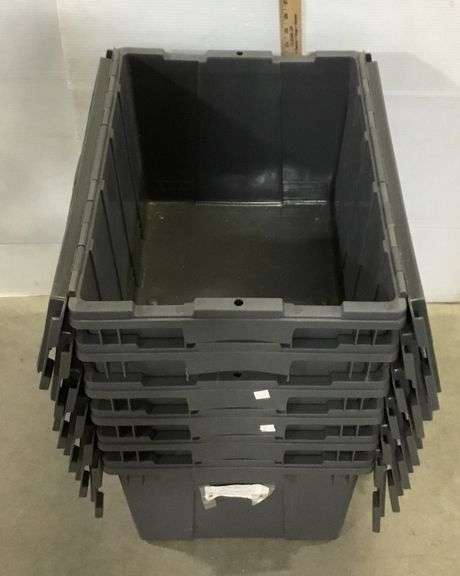 (6) Totes with Lids
