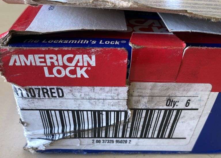 American Lock-Series 1100 New-Box of 6