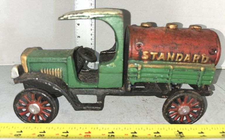 Cast Iron Standard Oil Delivery Truck Replica