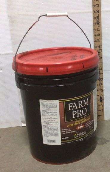Farm Pro 100% Acrylic Latex Fence and Barn Paint - Never Opened