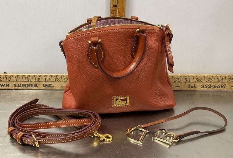 Dooney & Bourke Purse & 6 Reusable Cloth Bags