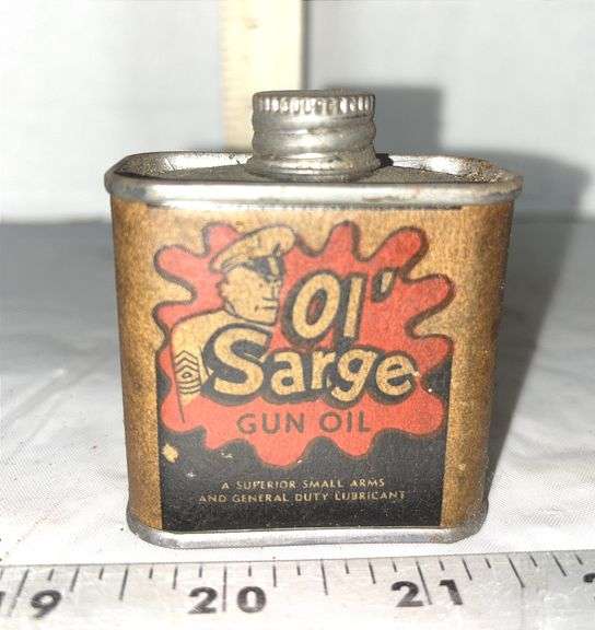 OL` Sarge Gun Oil Tin