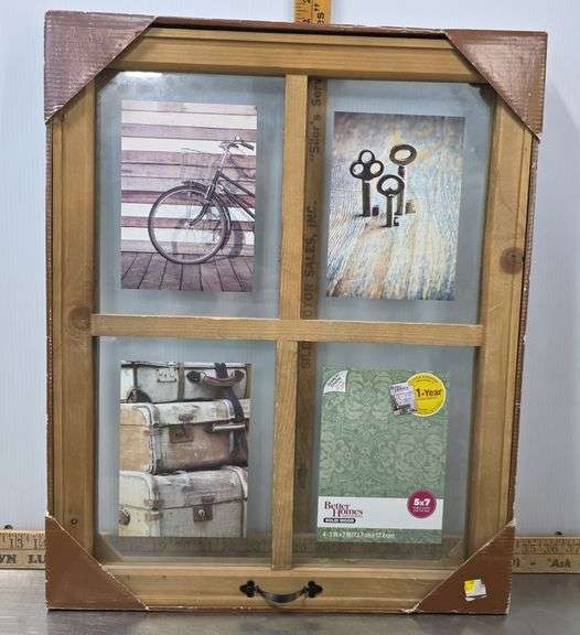 Wooden Window Panel Picture Frame