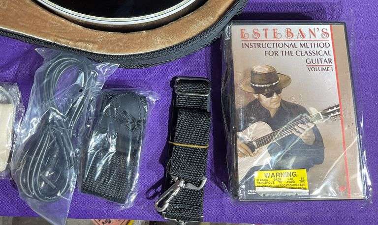 Esteban Malaguena Guitar, G-10 Amp, How To DVDs, Case & More