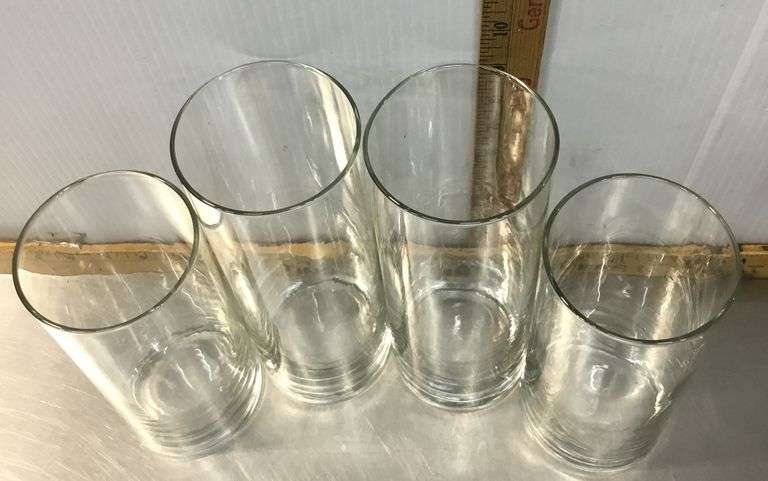 Box Of Clear Vases