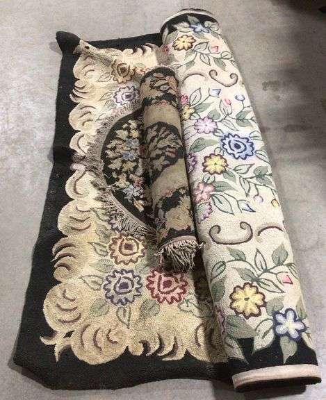 (2) Floral Area Rugs