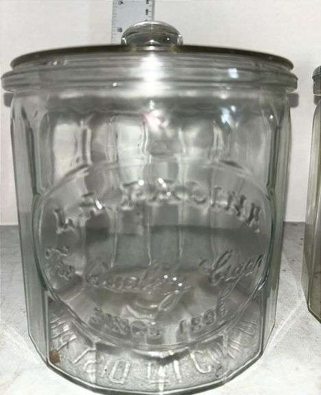 LA Palina “The Quality Cigar“ Glass Jar & Clear Glass Canister