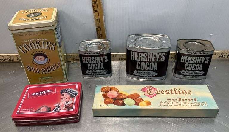 Vintage Tins & Chocolate Box