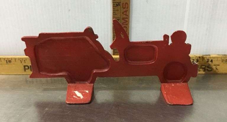 Cast Iron Standing Firetruck