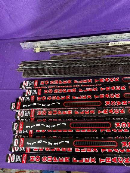 Large Collection of Model Train Track