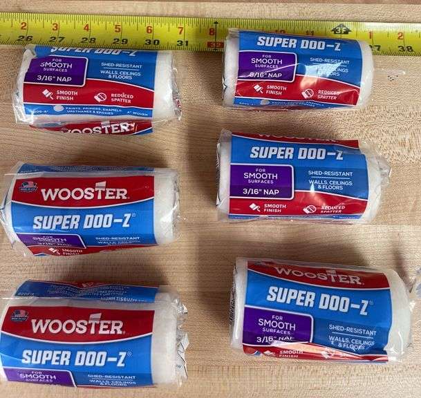 Wooster Super Doo Z 3 Piece Kit & 6 3/16” Roller Covers (New)