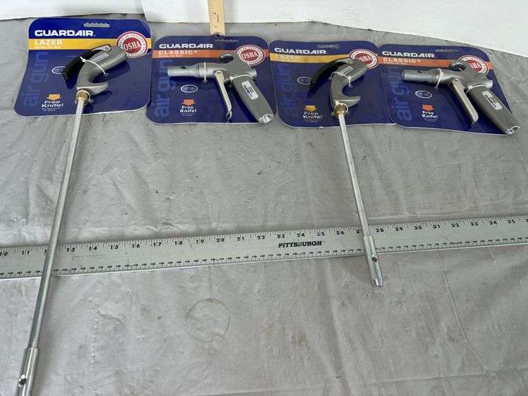 Two Guardair Lazer Safety Air Guns & Two Guardair Classic Safety Air Guns