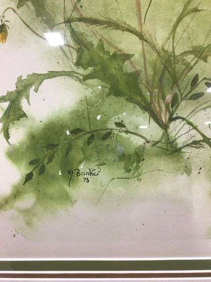 Watercolor Dandelions by M. Brinker ‘73