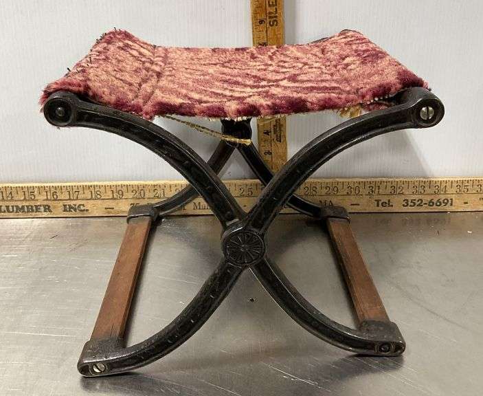 Cast Iron Fold Up Stool