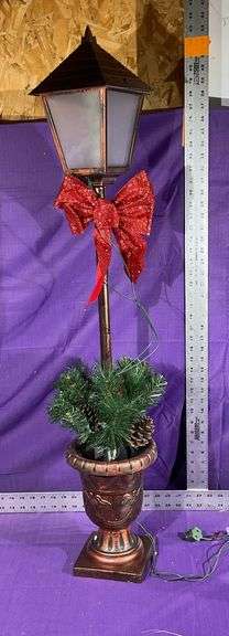 Pre-lit Christmas Lamp Post