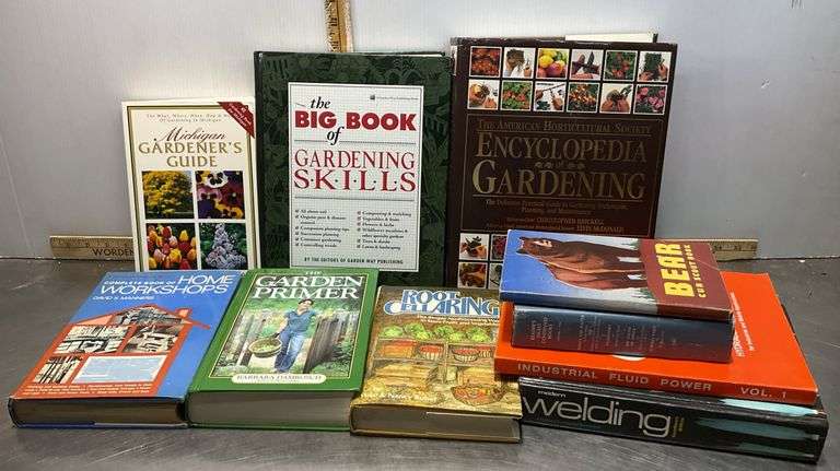 Gardening Books, Vintage Cub Scout Book, Welding, Industrial Fluid & Teaders Digest Books
