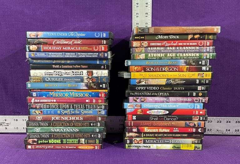 40 Ct. Assorted DVDs