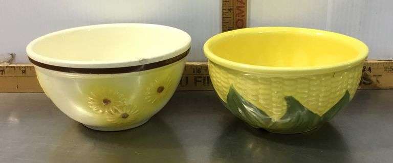 Shawnee and Hull Pottery Bowls