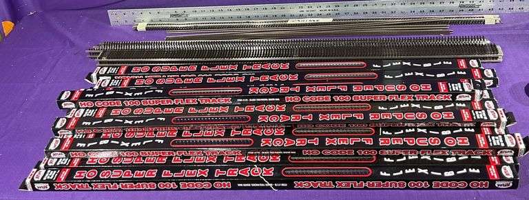 Large Collection of Model Train Track