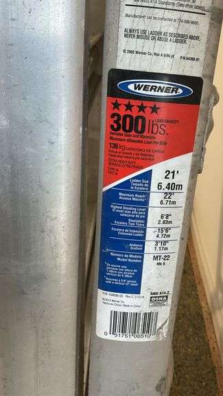 Werner 21’ Muti Position Ladder