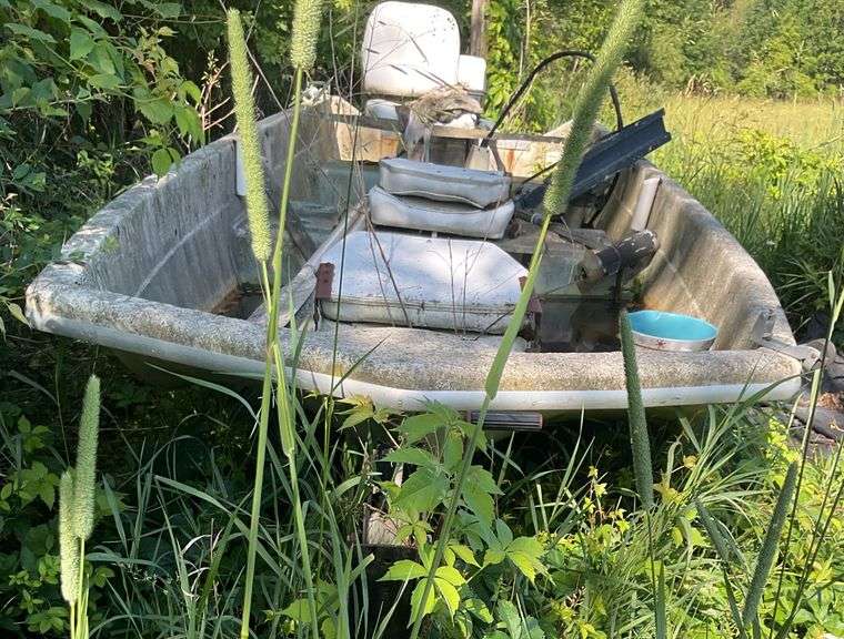 Game Fisher 14 Tri-Hull Fiberglass Boat & Trailer Project